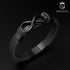 Armband Herren Gravur Infinity personalisierbar uniqal